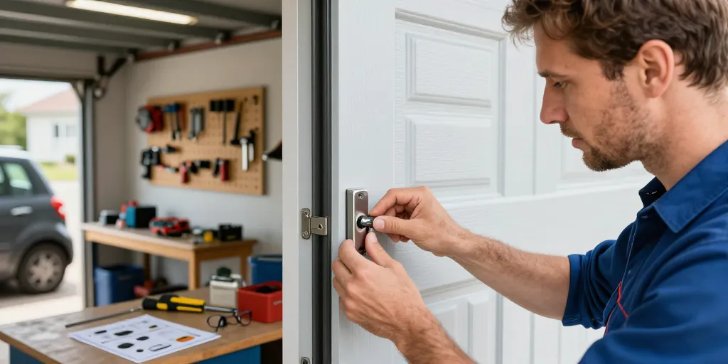 changer serrure porte de garage